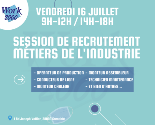 programme session de recrutement Industire Work 2000